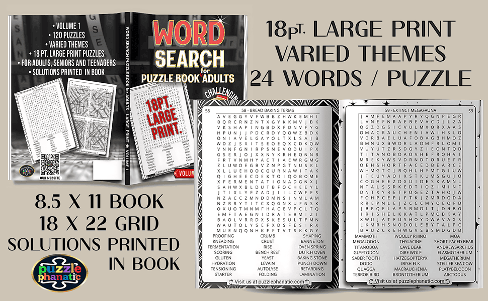 WS-1 A Content sp WORD SEARCH PUZZLE BOOK - image of cover overlapped by open book